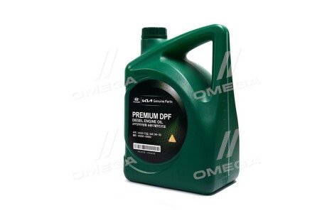 Олива ДВЗ 5W-30 6 л Premium DPF Diesel ACEA C3 синт. (05200-00620) Mobis Hyundai/Kia/Mobis 0520000620