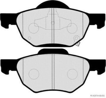 Колодки гальмівні дискові передні HONDA ACCORD VII HERTH + BUSS JAKOPARTS J3604064