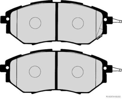 Колодки гальмівні дискові передні Subaru OUTBACK 09-; FORESTER 10-; TRIBECA HERTH + BUSS JAKOPARTS J3607020