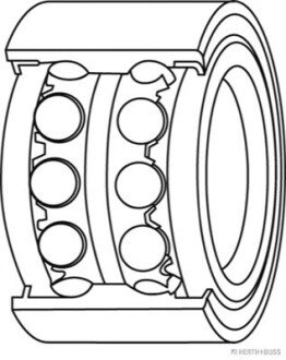 Підшипник кульковий d>30 JAKOPARTS J4704020