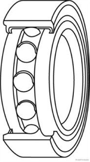 Підшипник маточини передн. Subaru, Suzuki HERTH + BUSS JAKOPARTS J4708015 (фото 1)