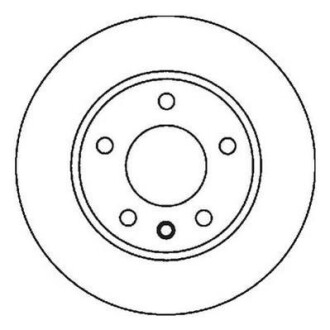 Гальмівний диск передній Audi A1, A3 / VW Golf, Polo, Bora, New Beetle Jurid 562041JC