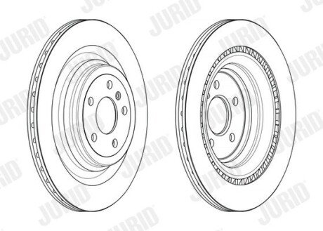 - Гальмівний диск Jurid 563243JC