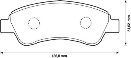 Колодки гальмівні Jurid 573030J