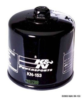 Фільтр оливи FILTERS K&N KN153