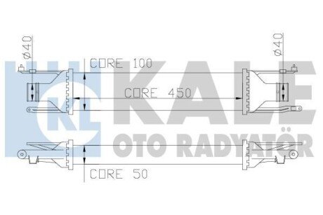 Інтеркулер Opel Corsa D OTO RADYATOR Kale 348400