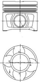 Поршень KOLBENSCHMIDT 40356620 (фото 1)