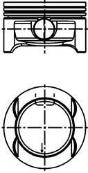 Поршень STD KOLBENSCHMIDT 40 386 600 (фото 1)