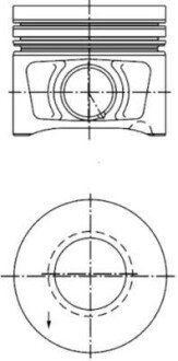 Поршень двигуна VAG 2.0TDI KOLBENSCHMIDT 40387600 (фото 1)