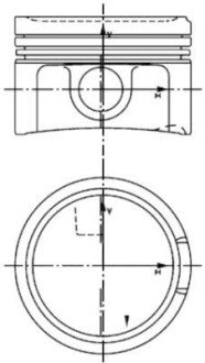 Поршень KS KOLBENSCHMIDT 40434620