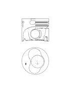 Поршень, комплект VW BNZ (3-5 цил.) KOLBENSCHMIDT 41094600