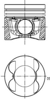 Поршень KOLBENSCHMIDT 41714630