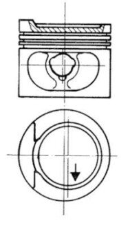 Поршень VAG 81,26 KOLBENSCHMIDT 93872610