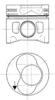 Поршень KOLBENSCHMIDT 94427720