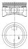 Поршень, комплект OPEL Vectra B,C,Astra G 2,2 00- KOLBENSCHMIDT 94912610 (фото 1)