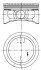 Поршень з кільцями OPEL 86,50 2,2i 16V Z22SE (KS) KOLBENSCHMIDT 94912620 (фото 1)