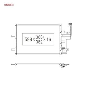 Радиатор кондиционера KOYORAD CD060531