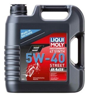 Моторна олива Motorbike 4T Synth 5W-40 Street Race LIQUI MOLY 1685