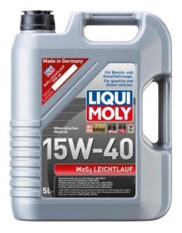 Масло моторное MoS2 Leichtlauf 15W-40 (5 л) LIQUI MOLY 1933