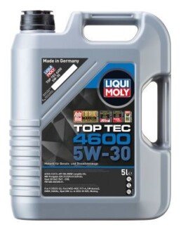 Моторна олива TOP TEC 4600 5W-30 5Л LIQUI MOLY 2316