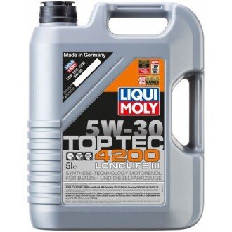 Масло моторное Top Tec 4200 5W-30 (5 л) LIQUI MOLY 7661