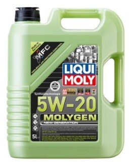 Моторна олива Molygen New Generation 5W-20, 5л. LIQUI MOLY 8540