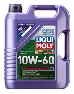 Моторна олива Synthoil Race Tech GT1 10W-60, 5л LIQUI MOLY 8909