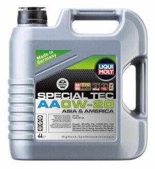 Моторна олива Special Tec AA 0W-20, 4л LIQUI MOLY 9705