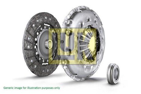 Комплект щеплення hyundai h-1 2,5 crdi 06- LuK 628 3166 00