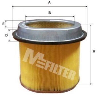 Фільтр повітряний Mitsubishi Galant 2.0TDI 92-04 MFILTER M-FILTER A 254