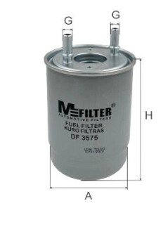 Фільтр паливний M-FILTER DF3575