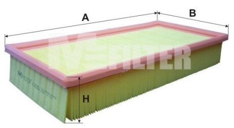 Фільтр повітряний Volvo S40/V40 1.9 DI 00- MFILTER M-FILTER K 426