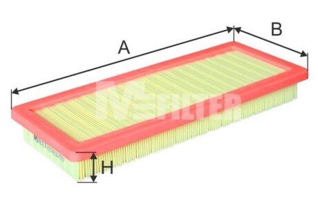 Фільтр повітряний Citroen C4/Peugeot 207/308 1.6 16V/THP 08- MFILTER M-FILTER K 7031