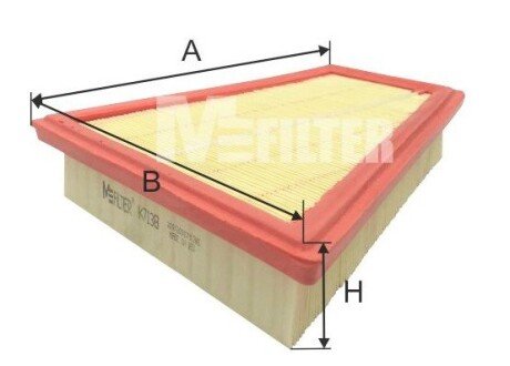 Фільтр повітряний M-FILTER K7138