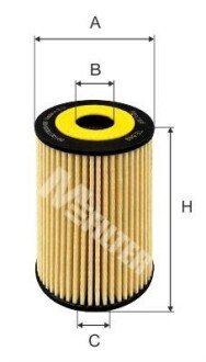 Фільтр оливний M-FILTER TE649 (фото 1)