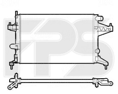 Радіатор охолодження MAGNETI MARELLI FP 52 A1079-X