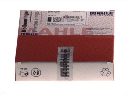 Кольца поршневые Mahle MAHLE MAHLE / KNECHT 003 94 N0