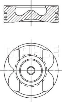 Поршень MAHLE ORIGINAL MAHLE / KNECHT 004 57 03