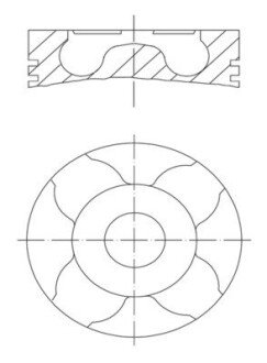 Поршень MAHLE MAHLE / KNECHT 010 04 00