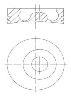 Поршень MAHLE MAHLE / KNECHT 0102700