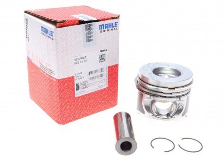 Поршень з кільцями RENAULT 76,50 K9K 1,5TD d26 (Mahle) Mahle MAHLE / KNECHT 022 01 02