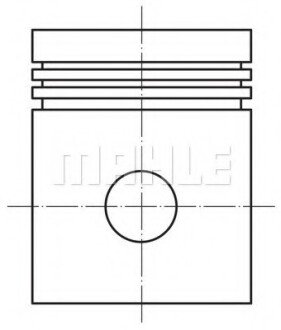 Поршень RENAULT LOGAN I K7J 1.4/1.4LPG 03- (80mm/+0,5) MAHLE MAHLE / KNECHT 022 27 02