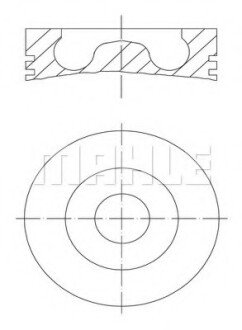 A_Поршень Mahle AUDI/VW A4,A6,A8,Q7,Phaeton,Touareg 3,0TDI 04- Mahle MAHLE / KNECHT 0281600 (фото 1)