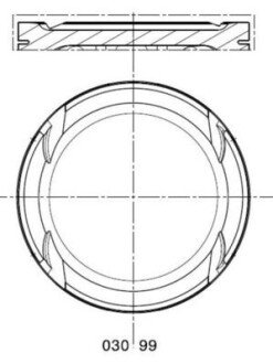 Поршень MAHLE MAHLE / KNECHT 030 99 00