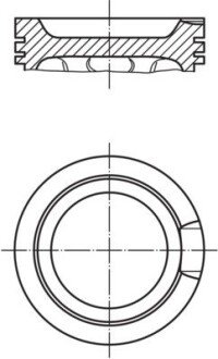 Поршень MAHLE ORIGINAL MAHLE / KNECHT 033 16 02