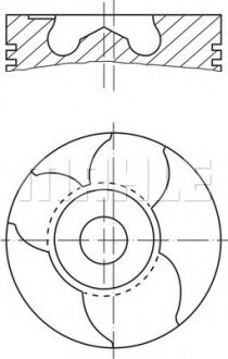 Поршень MAHLE MAHLE / KNECHT 151 10 00