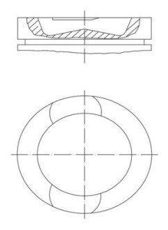 Поршень VOLVO/RVI D11/DXI11 123.0 MAHLE MAHLE / KNECHT 209 73 00