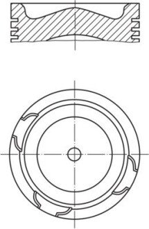 Поршень MAHLE MAHLE / KNECHT 213 69 00