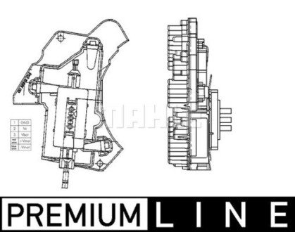 Блок управління обігрівачем Mercedes W202, W210 Mahle MAHLE / KNECHT ABR24000P