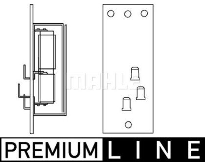 Регулятор пічки, MAN F 90/M 90 MAHLE MAHLE / KNECHT ABR 83 000P (фото 1)